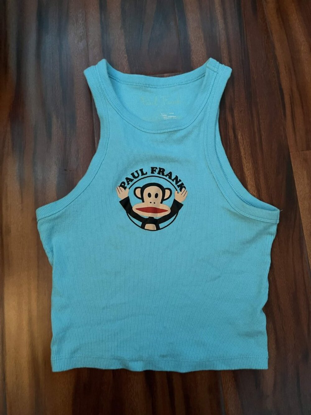 Paul Frank Light Blue Fun & Cute Tank Top
